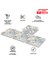 Kendinden Yapışkanlı Mavi Fas 4 Desenli Pvc Karo 30X30 cm (4 Adet) 0,36 M2 2
