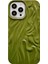 Iphone 13 Pro Max Telefon Kılıfı 6.7 Inç Şok Geçirmez Pleat Tasarım Parlak Telefon Kılıfı Yumuşak Tpu Arka Kapak Yeşili (Yurt Dışından) 1