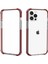Iphone 13 Pro Telefon Kılıfı Için Şeffaf Akrilik Kalın Dört Köşe Şok Geçirmez 6.1 Inç-Gri/turuncu (Yurt Dışından) 1