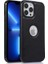 Iphone 13 Pro Max Telefon Kılıfı Logosu Telefon Kılıfını Görüntüle 6.7 Inç Koruyucu Ince Kılıf Yumuşak Tpu+Pu Telefon Kapak Black (Yurt Dışından) 1