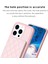 Iphone 13 Pro Max Telefon Kılıfı Deri Kaplamalı Tpu Kapak 6.7 Inç Kart Yuvaları Kickstand Telefon Anti-Çizgi Vaka-Pembe (Yurt Dışından) 3