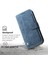 Iphone 13 Pro Max Telefon Kılıfı 6.7 Inç Pu Derili Dönen Dönen Kart Tutucu Giyim Dayanıklı Retro Doku Stand Cüzdan Telefon Kabuk Mavisi (Yurt Dışından) 3