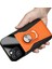 Iphone 13 Pro Max Telefon Kılıfı 6.7 Inç Litchi Doku Anti-Çizelge Pu Deri+Sert Pc+Tpu Kickstand Telefon Kapağı Telefon Kabuk-Orange (Yurt Dışından) 4