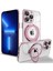 Iphone 13 Pro Max Telefon Kastusu Için Kickstand Case 6.7 Inç Pc+Tpu Telefon Kapağı Şok Geçirmez Telefon Kasası Magsafe-Pink ile Uyumlu (Yurt Dışından) 1