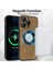 Iphone 13 Pro Telefon Kılıfı Için Cilt Dokunlu Pu Deri+Pc+Tpu Kapak Lens Koruyucu-Brown ile Anti-Çizelge Manyetik (Yurt Dışından) 4