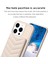 Iphone 13 Pro Telefon Kılıfı Kickstand Wave Dikiş Doku Kart Tutucu Tpu+Pu Deri-Bej (Yurt Dışından) 3