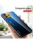 Iphone 13 Pro Telefon Kılıfı Için Ince Işık Gradyanı 9h Sertlik Temperli Cam+Tpu Giyim-Dirençli Anti-Drop Hibrit Kılıfı 6.1 Inç-Mavi/siyah (Yurt Dışından) 3