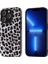 Iphone 13 Pro Max Telefon Kılıfı Geri Kapak Pu Deri Kaplamalı Tpu+Pc Leopar Doku Telefon Kılıfı Silver (Yurt Dışından) 1