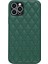 Iphone 13 Pro Max Telefon Kılıfı Için 6.7 Inç Rhombus Doku Pu Deri+Tpu Çizgiye Karşı Çizgiye Dönüş (Yurt Dışından) 1