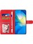 Iphone 13 Pro Max Telefon Kılıfı Dikiş Hattı Rhombus Doku Doku Telefon Kılıfı Cüzdan Flip Stand Pu Deri Telefon Kapak-Kırmızı (Yurt Dışından) 3
