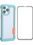 Iphone 13 Pro Telefon Kılıfı 6.1 Inç Slim+9h Temperli Cam Ekran Koruyucu Koruyucu Telefon Kabuğu Damla Direnç Kapak Mavisi (Yurt Dışından) 1