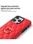 Iphone 13 Pro Max Telefon Kılıfı Pu Deri+Tpu Telefon Kılıfı Dikiş Rhombus Ring Tutucu Kickstand Telefon Kapak-Kırmızı (Yurt Dışından) 3
