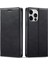 Iphone 13 Pro Max Telefon Kılıfı 6.7 Inç Rfıd Engelleme Manyetik Kapatma Cep Telefonu Kapağı Flip Cüzdan Stand Koruyucu Kabuk Black (Yurt Dışından) 1