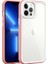 Iphone 13 Pro Max Telefon Kılıfı Için Şok Geçirmez Temiz Telefon Kılıfı Akrilik Geri+Renkli Çift Çıkarılabilir 2-1 Arada Kapak Pembe (Yurt Dışından) 1