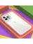 Iphone 13 Pro Max Telefon Kılıfı Için Şok Geçirmez Temiz Telefon Kılıfı Akrilik Geri+Renkli Çift Çıkarılabilir 2-1 Arada Kapak Pembe (Yurt Dışından) 4