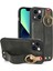Iphone 13 Mini Telefon Kılıfı Için 5.4 Inç Bileklik Kickstand Deri Kaplama Pc+Tpu Boyun Kayış-Yeşil ile Çizim Önleyici Kapak (Yurt Dışından) 1