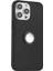 Iphone 13 Pro 6.1 Inç Yumuşak Mat Tpu Kapak Halka Tutucu Kickstand-Black Için Cep Telefonu Kabuğu (Yurt Dışından) 1