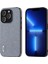 Iphone 13 Pro Max Telefon Kılıfı Rhinestone Doku Telefon Kapağı Pu Derisi+Pc+Tpu Bırak Koruma Vaka-Grey (Yurt Dışından) 1