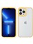 Iphone 13 Pro Telefon Kılıfı Için Kırpma Dayanıklı Şeffaf Pc Arka Kapak+Tpu Tampon Hibrit Kapak 6.1 Inç-Sarı (Yurt Dışından) 1