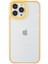 Iphone 13 Pro Telefon Kılıfı Için Kırpma Dayanıklı Şeffaf Pc Arka Kapak+Tpu Tampon Hibrit Kapak 6.1 Inç-Sarı (Yurt Dışından) 2