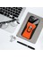 Iphone 13 Pro Telefon Kılıfı 6.1 Inç Halka Tutucu Kickstand Bi-Renk Litchi Doku Pu Deri+Sert Pc+Tpu Telefon Vaka-Orange (Yurt Dışından) 2