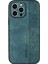 Iphone 13 Pro Max Telefon Kılıfı Için 6.7 Inç Çizgi Anti-Çizelge Telefon Kılıfı Pu Deri Kaplamalı Tpu Şok Geçirmez Cep Telefonu Kapak Yeşili (Yurt Dışından) 2