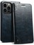 Iphone 13 Pro Telefon Kılıfı Için Tam Flip Flip Shockproof Pu Deri+Tpu Kılıfı Cüzdan ve Stand 6.1 Inç-Mavi (Yurt Dışından) 1