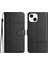 Iphone 13 Mini Telefon Kılıfı 5.4 Inç Tam Koruma Telefon Cüzdanı Pu Deri Deri Folyo Flip Kapak Katlama Stand Strap-Black (Yurt Dışından) 1