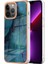 Iphone 13 Pro Max Telefon Kılıfı 6.7 Inç Mermer Desen Elektrapılaşma Çerçevesi Tasarım Kılıfı 2.0mm Tpu Kırpma Dirençli Imd Telefon Kapak Yeşili (Yurt Dışından) 2