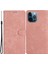 Iphone 13 Pro Max Telefon Kılıfı Düz ​​renk Kabuğu 6.7 Inç Cilt Doku Pu Deri Deri Stand Cüzdan Telefon Kılıfı Altın (Yurt Dışından) 1