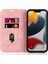 Iphone 13 Pro Telefon Kılıfı 6.1 Inç Rfıd Engelleme Pu Deri Kart Tutucu Stand Kılıfı Magsafe Şarj Pembe ile Uyumlu (Yurt Dışından) 2