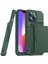 Iphone 13 Pro Max Telefon Kılıfı Için 6.7 Inç Hassas Kesim Tpu+Pc Tarafı Kart Yuvası Yeşili ile Kayma Tasarım Koruyucu Telefon Kılıfı (Yurt Dışından) 1