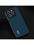 Iphone 13 Pro Cowhide Deri Kaplamalı Pc+Tpu Slim Case Ipeksi Duygu Pürüzsüz Dokunmatik Telefon Kapak Mavisi (Yurt Dışından) 4