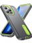 Kickstand-Grey/yeşil ile iPhone 13 Pro 6.1 Inç Pc+Tpu Kapağı Için Askeri Düşüşe Dayanıklı Telefon Kasası (Yurt Dışından) 1