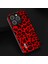 Iphone 13 Pro Leopar Dokusu Slim Case Pu Deri+Tpu+Pc Telefon Kapak-Kırmızı (Yurt Dışından) 4