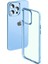 Iphone 13 Pro Max Telefon Kılıfı Koruyucu Kılıf 6.7 Inç Ince Kapak Silikon+Metal Lens Çerçeve Mavisi ile Akrilik Anti-Fall Telefon Kabuğu (Yurt Dışından) 1