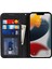 Iphone 13 Pro Telefon Kılıfı 6.1 Inç Anti-Drop Pu Deri Deri Touch Hissed Hissediyor Otomatik Emici Folio Fip Kabuğu Cüzdan Stand-Black (Yurt Dışından) 4