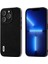 Iphone 13 Pro Max Telefon Kılıfı Için Litchi Doku Geri Kapak Cowhide Deri Kaplamalı Pc+Tpu Telefon Kılıf Black (Yurt Dışından) 1