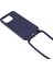 Iphone 13 Pro Max Telefon Kılıfı Sıvı Silikon Kılıf 6.7 Inç Kart Yuvası Strap-Dark Mavi ile Koruyucu Telefon Kapağı (Yurt Dışından) 3