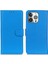 Iphone 13 Profesyonel Telefon Kılıfı Için Çok Yolda Koruma Klasik Litchi Litchi Doku Deri Cüzdan Tasarım Standı Kılıf 6.1 Inç-Mavi (Yurt Dışından) 2