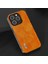 Iphone 13 Pro Max Telefon Kılıfı Için 6.7 Inç Bırakma Geçirmez Telefon Kılıfı Litchi Doku Pu Deri Kaplamalı Tpu Kapak-Orange (Yurt Dışından) 2