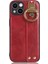 Iphone 13 Mini Telefon Kılıfı Için 5.4 Inç Bileklik Kickstand Deri Kaplama Pc+Tpu Boyun Kayışı Kırmızısı (Yurt Dışından) 2