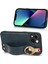 Iphone 13 Mini Telefon Kılıfı Için 5.4 Inç Bileklik Kickstand Deri Kaplama Pc+Tpu Boyun Kayış Mavisi ile Çizim Önleme Kapağı (Yurt Dışından) 4