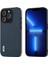 Iphone 13 Pro Telefon Kılıfı Için Lüks Dokulu Cowhide Deri Kaplamalı Pc+Tpu Şok Geçirmez Kapak Mavisi (Yurt Dışından) 1