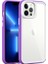 Iphone 13 Pro Max Telefon Kılıfı Şok Geçirmez Temiz Telefon Kılıfı Akrilik Geri+Renkli Frame Çıkarılabilir 2'si 1 Arada (Yurt Dışından) 1