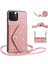 Iphone 13 Pro 6.1 Inç Anti-Fall Kickstand Pu Deri+Tpu Telefon Kapak Pembe (Yurt Dışından) 4