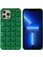 Iphone 13 Pro Telefon Kılıfı 6.1 Inç Mobil Silikon Ka Şok Geçirmez 3D Izgara Dokulu Yeşil (Yurt Dışından) 1
