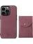 Iphone 13 Pro Telefon Kılıfı Çıkarılabilir 2 Arada Tasarım Kapağı Manyetik Dikey Açık Kart Deri Kaplamalı Pc+Tpu Koruyucu Kılıf 6.1 Inç-Kırmızı (Yurt Dışından) 2