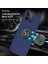 Iphone 13 Pro Telefon Kılıfı Için Ring Kickstand Anti-Drop Sert Pc Geri ve Yumuşak Tpu Kenarı Şok Geçirmez Koruyucu Kılıf 6.1 Inç-Mavi (Yurt Dışından) 2
