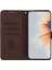 Iphone 13 Mini Karakter Anti-Cratch Pu Deri Stand Telefon Kılıfı Baskılı Cüzdan Flip Cover-Coffee (Yurt Dışından) 3